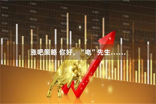 涨吧策略 你好，“电”先生……